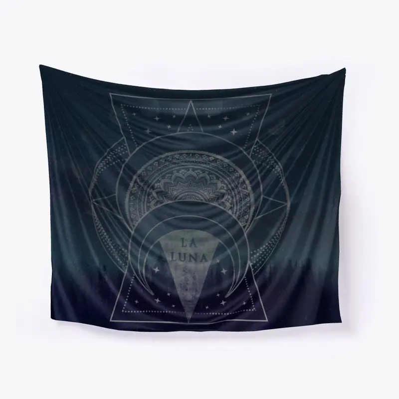 La Luna Moon Tapestry Wall Art