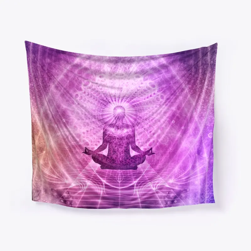 Meditation Mandala Yoga Tapestry