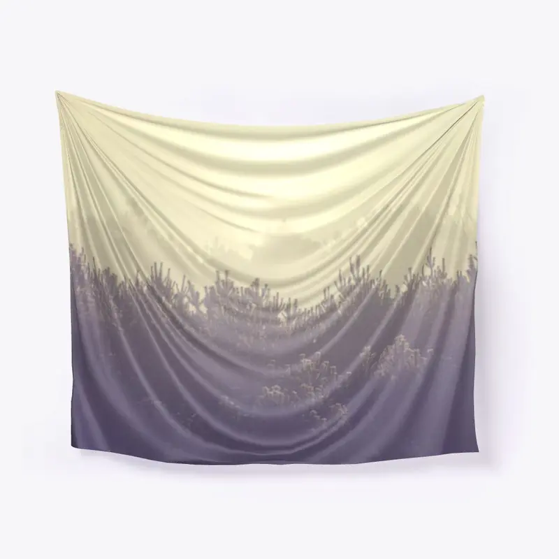 Mystic Forest Wanderlust Tapestry Art